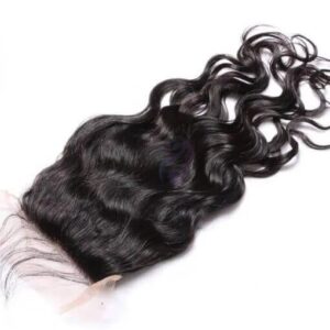 hairkartt indian 5x5 swiss lace closure | 100% human hair (natural black)